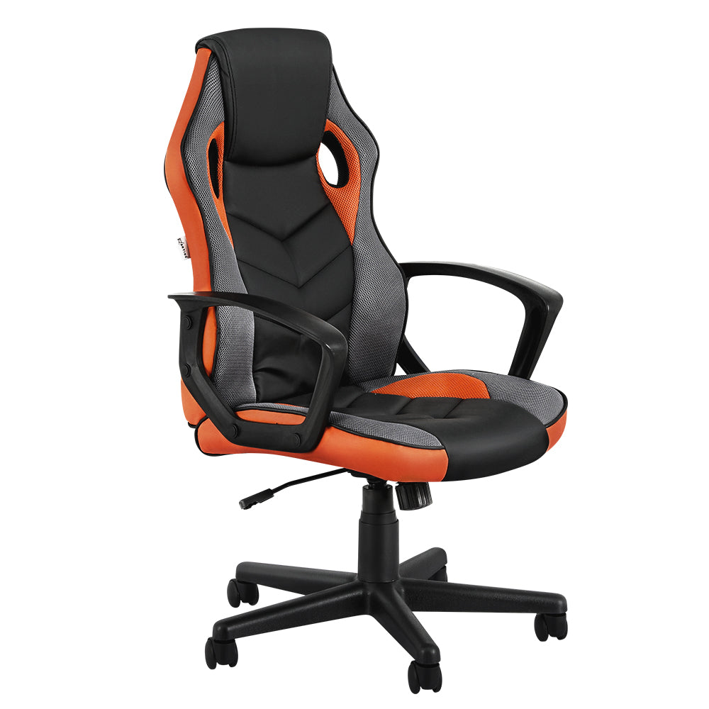 Artiss Gaming Office Chair Computer Executive Racing Chairs High Back Orange