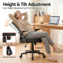 Artiss Mesh Office Chair Mid Back Black-5