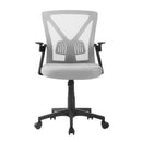 Artiss Mesh Office Chair Mid Back Grey-3
