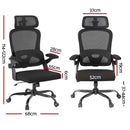 Artiss Ergonomic Office Chair Mesh Chairs Black-2