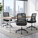 Artiss Mesh Office Chair Computer Gaming Desk Chairs Work Study Mid Back Black-9