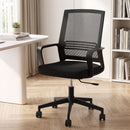 Artiss Mesh Office Chair Computer Gaming Desk Chairs Work Study Mid Back Black-10