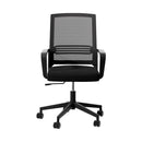 Artiss Mesh Office Chair Computer Gaming Desk Chairs Work Study Mid Back Black-3