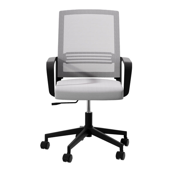 Artiss Mesh Office Chair Computer Gaming Desk Chairs Work Study Mid Back Grey