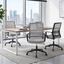 Artiss Mesh Office Chair Computer Gaming Desk Chairs Work Study Mid Back Grey-9