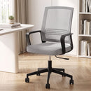 Artiss Mesh Office Chair Computer Gaming Desk Chairs Work Study Mid Back Grey-10
