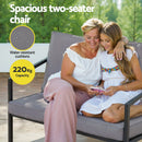 Gardeon 4 Seater Outdoor Sofa Set 4PCS Table Chair Setting Patio Furniture-4