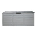 Gardeon Outdoor Storage Box 290L Lockable Organiser Garden Deck Shed Tool Grey-3