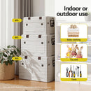 Gardeon 80L Outdoor Storage Box Foldable Camping Collapsible Bins Organizer-6