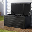 Gardeon Outdoor Storage Box 680L Container Lockable Garden Bench Shed Tool All Black-1