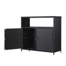 Gardeon Outdoor Storage Cabinet Box Garage Wicker Shed Tools Shelf Chest Garden-1