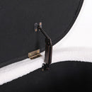 Artiss Storage Ottoman Blanket Box 87cm Boucle Fabric Oval-3