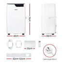 Devanti Portable Air Conditioner Dehumidifier Fan 12000BTU-3