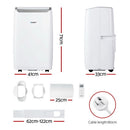 Devanti Portable Air Conditioner Dehumidifier Fan 14000BTU-3