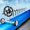 Aquabuddy Pool Cover 500 Micron 10.5x4.2m Silver Swimming Pool Solar Blanket 5.5m Roller-7
