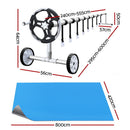 Aquabuddy Pool Cover 400 Micron 8x4.2m Swimming Pool Solar Blanket 5.5m Roller-2