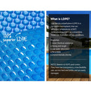 Aqua Buddy Pool Cover 8x4.2m 400 Micron Swimming Pool Solar Blanket Blue-3
