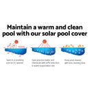 Aqua Buddy Pool Cover 8x4.2m 400 Micron Swimming Pool Solar Blanket Blue-6