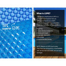 Aqua Buddy Pool Cover 8x4.2m 400 Micron Swimming Pool Solar Blanket 5.5m Roller Blue-4