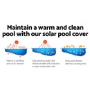 Aquabuddy Pool Cover 500 Micron 9.5x5m Swimming Pool Solar Blanket Blue Silver-3