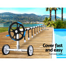 Aquabuddy Pool Cover Roller 5.5m Adjustable Swimming Pool Solar Blanket Reel Blue-5