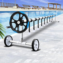 Aquabuddy Pool Cover Roller 5.5m Adjustable Swimming Pool Solar Blanket Reel Blue-8
