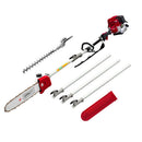 Giantz 31cc Pole Chainsaw 4 Stroke Petrol Tree Pruner Saw 12 Inch Bar Long Reach-1