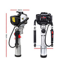 Giantz Petrol Post Driver 38CC 4-Stroke Rammer Pile Star Picket Fence Hole Black-2