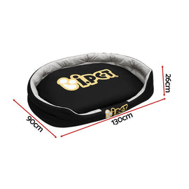 i.Pet Dog Bed XXL Large Jumbo Pet Calming Soft Sofa Cushion Mat Washable 130x90x26cm - 0