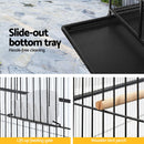 i.Pet Bird Cage Large Cages 160cm Parrot Aviary Stand-Alone Budgie Wheels Castor-6