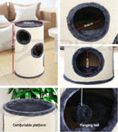 i.Pet Cat Tree 70cm Scratching Post Tower Scratcher Trees Wood Condo House Toys-9
