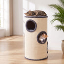 i.Pet Cat Tree 70cm Scratching Post Tower Scratcher Trees Wood Condo House Toys-10