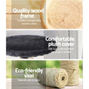 i.Pet Cat Tree 112cm Tower Scratching Post Scratcher Wood Condo House Furniture-4