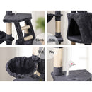 i.Pet Cat Tree 120cm Tower Scratching Post Scratcher Wood Condo House Bed Toys-5