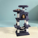 i.Pet Cat Tree 145cm Tower Scratching Post Scratcher Wood Condo House Large Bed-7