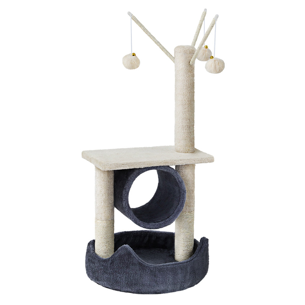 i.Pet Cat Tree 76cm Scratching Post Tower Scratcher Condo House Hanging toys