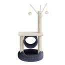 i.Pet Cat Tree 76cm Scratching Post Tower Scratcher Condo House Hanging toys-3