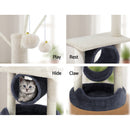 i.Pet Cat Tree 76cm Scratching Post Tower Scratcher Condo House Hanging toys-6