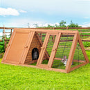 i.Pet Rabbit Hutch Chicken Coop 119cm x 51cm x 44cm Chicken Coop Large Run Wooden Cage Outdoor-8