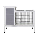 i.Pet Rabbit Hutch Chicken Coop 97cm x 49cm x 86cm Chicken Coop Large Run Wooden Outdoor Cage House-3