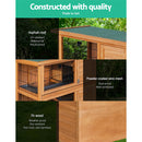 i.Pet Rabbit Hutch Chicken Coop 91.5cm x 45cm x 82cm Chicken Coop Large Wooden House Run Cage-5