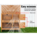 i.Pet Rabbit Hutch Chicken Coop 91.5cm x 45cm x 82cm Chicken Coop Large Wooden House Run Cage-6