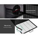 i.Pet Rabbit Cage Hutch 162x60cm Enclosure Metal-6