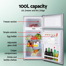 Glacio 100L Portable Fridge Freezer Bar Upright 12V/24V/240V Camping Caravan-5