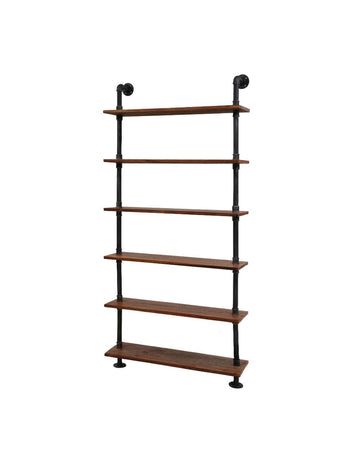 Artiss Floating DIY Pipe Shelf 6 Tiers - IRA - 0