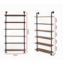 Artiss Floating DIY Pipe Shelf 6 Tiers - IRA-3