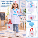Keezi Kids Doctor Play Set Pretend Dentist Play Set Toy Medical Kits 30PCS-6