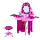 Keezi Kids Pretend Makeup Play Set Dressing Table Chair Girls Toys Children-3