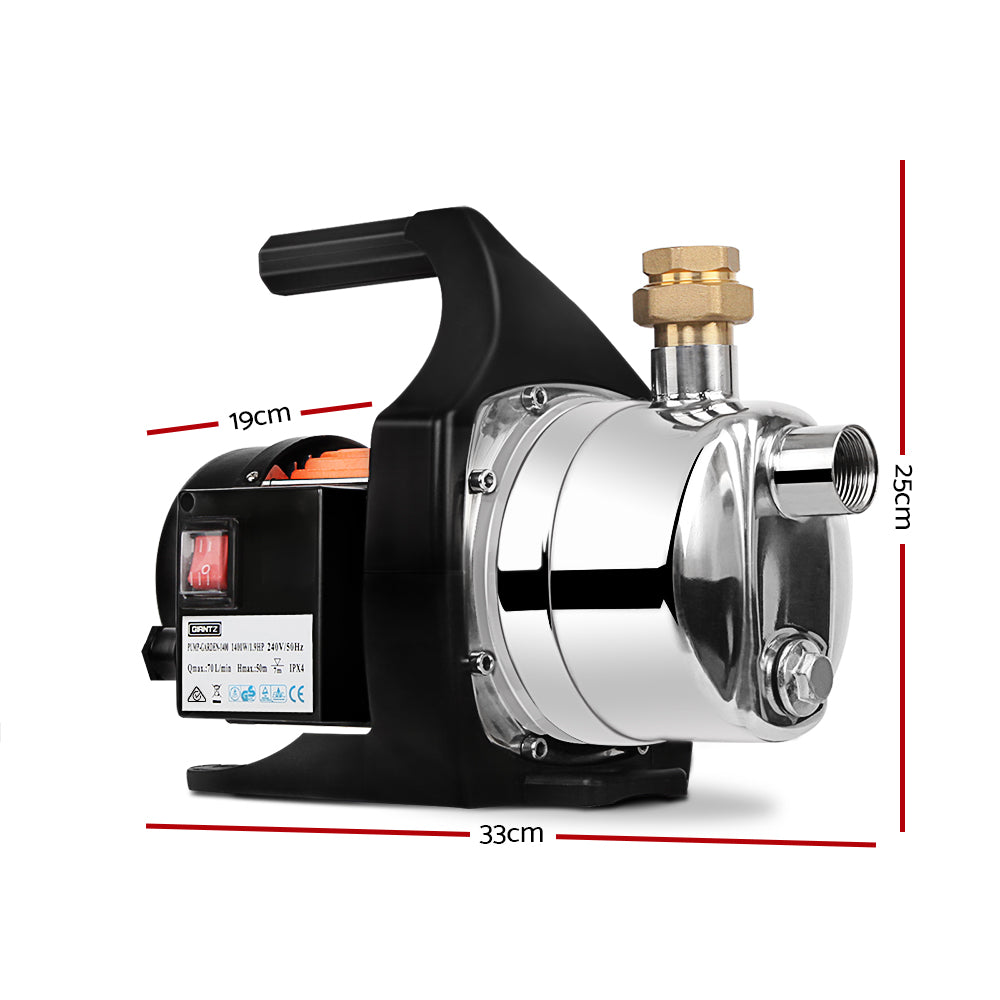 Giantz 1500W Garden High Pressure Water Pump - 0