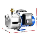 Giantz Water Pump High Pressure 1100W Stage Jet Rain Tank Pond Garden Irrigation-3